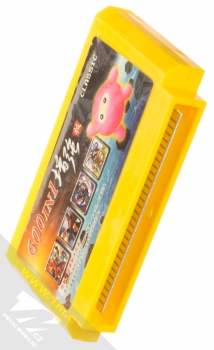 1Mcz herní cartridge s 600 hrami žlutá (yellow) konektor kontakty