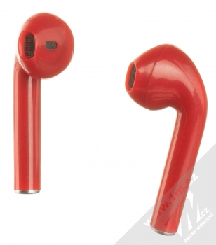 1Mcz i12 inPods Simple Glossy TWS Bluetooth stereo sluchátka červená (red)