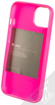 1Mcz Jelly TPU ochranný kryt pro Apple iPhone 13 sytě růžová (hot pink) zepředu
