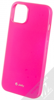 1Mcz Jelly TPU ochranný kryt pro Apple iPhone 13 sytě růžová (hot pink)