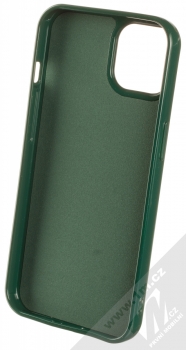 1Mcz Jelly TPU ochranný kryt pro Apple iPhone 13 tmavě zelená (forest green) zepředu