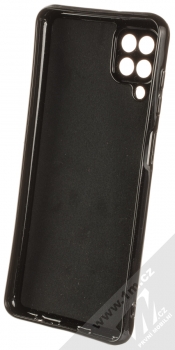 1Mcz Jelly TPU ochranný kryt pro Samsung Galaxy A12, Galaxy M12 černá (black) zepředu