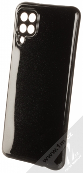 1Mcz Jelly TPU ochranný kryt pro Samsung Galaxy A12, Galaxy M12 černá (black)