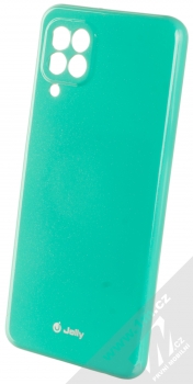 1Mcz Jelly TPU ochranný kryt pro Samsung Galaxy A22, Galaxy M22, Galaxy M32 mátově zelená (mint green)