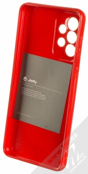 1Mcz Jelly TPU ochranný kryt pro Samsung Galaxy A33 5G červená (red) zepředu
