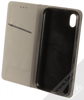 1Mcz Magnet Book Color flipové pouzdro pro Huawei Y5 (2019), Honor 8S, 8S (2020) černá (black) otevřené