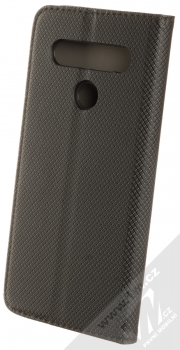 1Mcz Magnet Book Color flipové pouzdro pro LG K61 černá (black) zezadu