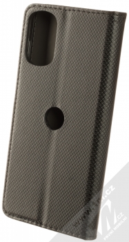 1Mcz Magnet Book Color flipové pouzdro pro Motorola Moto E32, Moto E32s, Moto G22 4G černá (black) zezadu