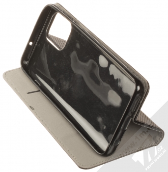 1Mcz Magnet Book Color flipové pouzdro pro Motorola Moto G100 černá (black) stojánek