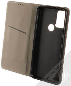1Mcz Magnet Book Color flipové pouzdro pro Motorola Moto G50 černá (black) otevřené