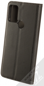 1Mcz Magnet Book Color flipové pouzdro pro Motorola Moto G50 černá (black) zezadu