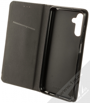 1Mcz Magnet Book Color flipové pouzdro pro Samsung Galaxy A13 5G černá (black) otevřené