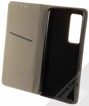 1Mcz Magnet Book Color flipové pouzdro pro Vivo X60 Pro černá (black) otevřené