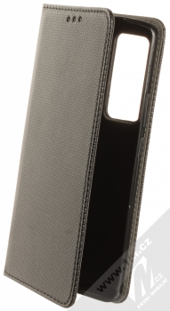 1Mcz Magnet Book Color flipové pouzdro pro Vivo X60 Pro černá (black)