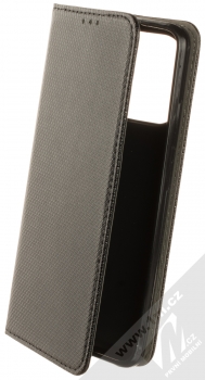 1Mcz Magnet Book Color flipové pouzdro pro Xiaomi Redmi 12C, Poco C55 černá (black)
