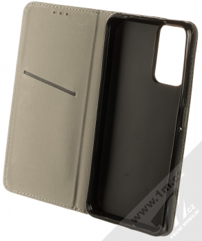 1Mcz Magnet Book Color flipové pouzdro pro Xiaomi Redmi Note 12S černá (black) otevřené