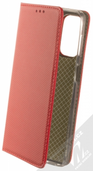 1Mcz Magnet Book flipové pouzdro pro Samsung Galaxy M52 5G červená (red)