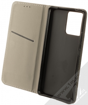 1Mcz Magnetic Book Color flipové pouzdro pro Motorola Edge 30 Fusion černá (black) otevřené