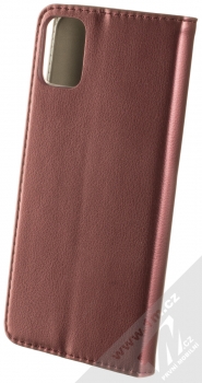 1Mcz Magnetic Book flipové pouzdro pro LG K42 tmavě červená (dark red) zezadu