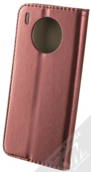 1Mcz Magnetic Book flipové pouzdro pro Huawei Nova 8i, Honor 50 Lite tmavě červená (dark red) zezadu