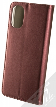 1Mcz Magnetic Book flipové pouzdro pro Motorola Moto G22 4G tmavě červená (dark red) zezadu
