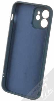 1Mcz MagSilicone Color TPU ochranný kryt s MagSafe pro Apple iPhone 12 tmavě modrá (dark blue) zepředu