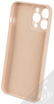 1Mcz MagSilicone TPU ochranný kryt s MagSafe pro Apple iPhone 13 Pro Max světle růžová (powder pink) zepředu