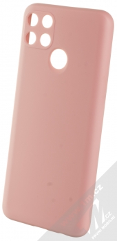 1Mcz Matt Skinny TPU ochranný silikonový kryt pro Realme 7i světle růžová (powder pink)