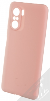 1Mcz Matt Skinny TPU ochranný silikonový kryt pro Xiaomi Mi 11i, Poco F3 světle růžová (powder pink)