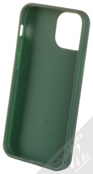 1Mcz Matt TPU ochranný silikonový kryt pro Apple iPhone 13 mini tmavě zelená (forest green) zepředu
