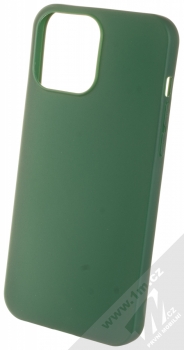 1Mcz Matt TPU ochranný silikonový kryt pro Apple iPhone 13 Pro Max tmavě zelená (forest green)