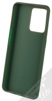 1Mcz Matt TPU ochranný silikonový kryt pro Realme 9 4G, Realme 9 Pro Plus tmavě zelená (forest green) zepředu