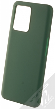 1Mcz Matt TPU ochranný silikonový kryt pro Realme 9 4G, Realme 9 Pro Plus tmavě zelená (forest green)