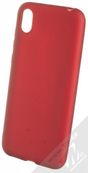 1Mcz Matt TPU ochranný silikonový kryt pro Huawei Y5 (2019), Honor 8S, 8S (2020) tmavě červená (dark red)