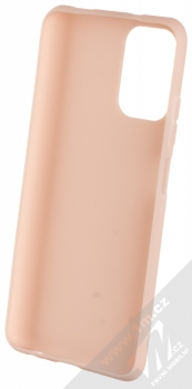 1Mcz Matt TPU ochranný silikonový kryt pro Xiaomi Redmi Note 10, Redmi Note 10S světle růžová (powder pink) zepředu