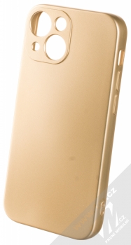 1Mcz Metallic TPU ochranný kryt pro Apple iPhone 13 mini zlatá (gold)
