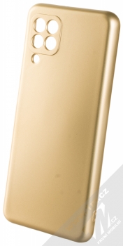 1Mcz Metallic TPU ochranný kryt pro Samsung Galaxy A22, Galaxy M22, Galaxy M32 zlatá (gold)