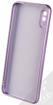 1Mcz Metallic TPU ochranný kryt pro Xiaomi Redmi 9A, Redmi 9AT fialová (violet) zepředu
