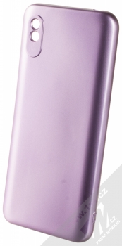 1Mcz Metallic TPU ochranný kryt pro Xiaomi Redmi 9A, Redmi 9AT fialová (violet)