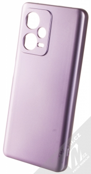 1Mcz Metallic TPU ochranný kryt pro Xiaomi Redmi Note 12 Pro Plus fialová (violet)