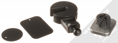 1Mcz MH2 magnetický držák na opěrku hlavy v automobilu černá šedá (black grey) balení