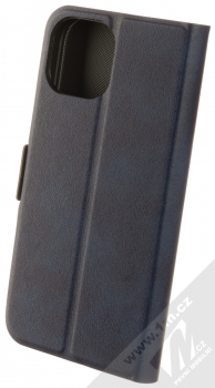 1Mcz Mono Book flipové pouzdro pro Apple iPhone 15 tmavě modrá (dark blue) zezadu
