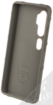1Mcz Rugged Shield odolný ochranný kryt pro Xiaomi Mi Note 10, Mi Note 10 Pro šedá (grey) zepředu