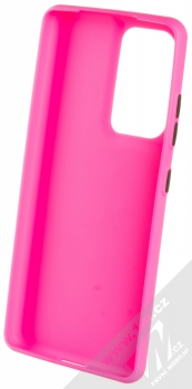 1Mcz Solid TPU ochranný kryt pro Samsung Galaxy S21 Ultra sytě růžová (hot pink) zepředu