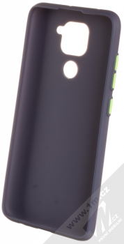 1Mcz Solid TPU ochranný kryt pro Xiaomi Redmi Note 9 tmavě modrá (navy blue) zepředu