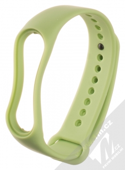 1Mcz Sport Color Silikonový sportovní řemínek pro Xiaomi Mi Band 5, Mi Band 6, Mi Band 7 pistáciově zelená (pistachio green)