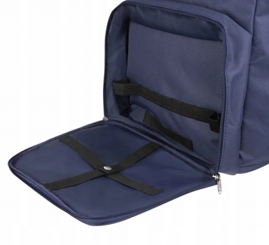 1Mcz Termo taška na piknik tmavě modrá bílá (dark blue white)