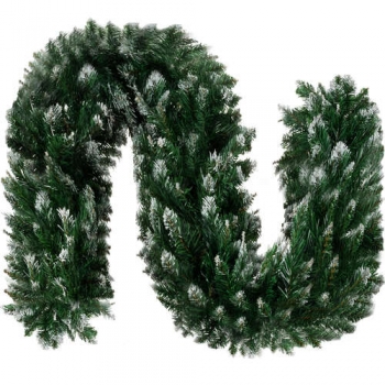 1Mcz Vánoční girlanda zasněžená umělá 270 cm zelená (green)