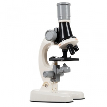 1Mcz XD168 Dětský vzdělávací mikroskop 1200x bílá černá (white black)