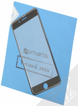 4smarts Second Glass barevné ochranné tvrzené sklo na displej pro Apple iPhone 7 Plus černá (black)